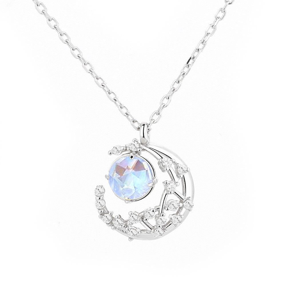 Ladies Moon Necklace